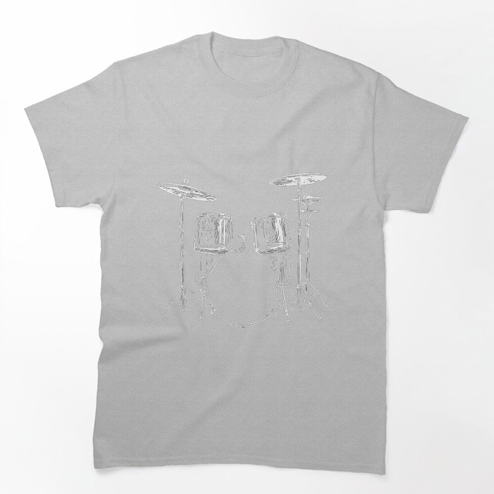 Drums Music Instrument Illustration Drums Shirt