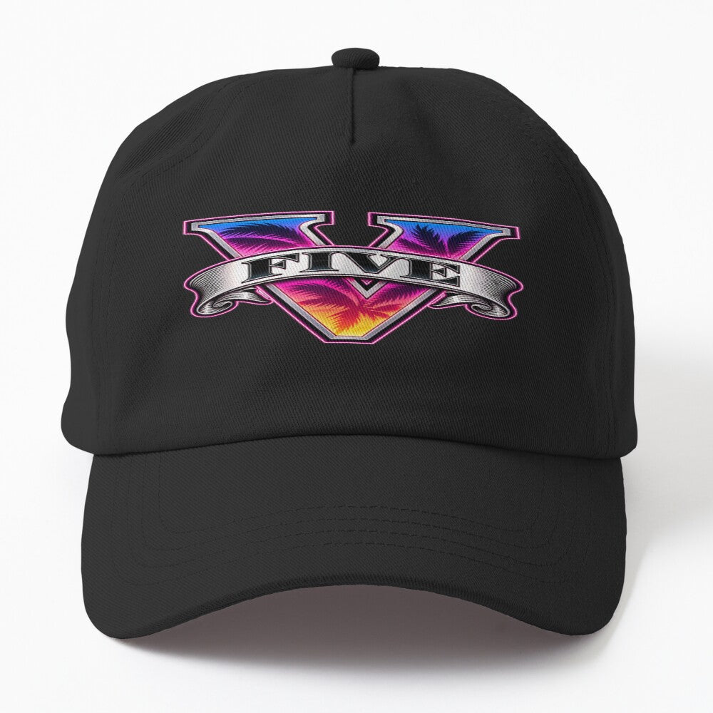GTA 5 But GTA 6 Style Vibrant Vice City Inspired GTA V Fan Art Retro Hat