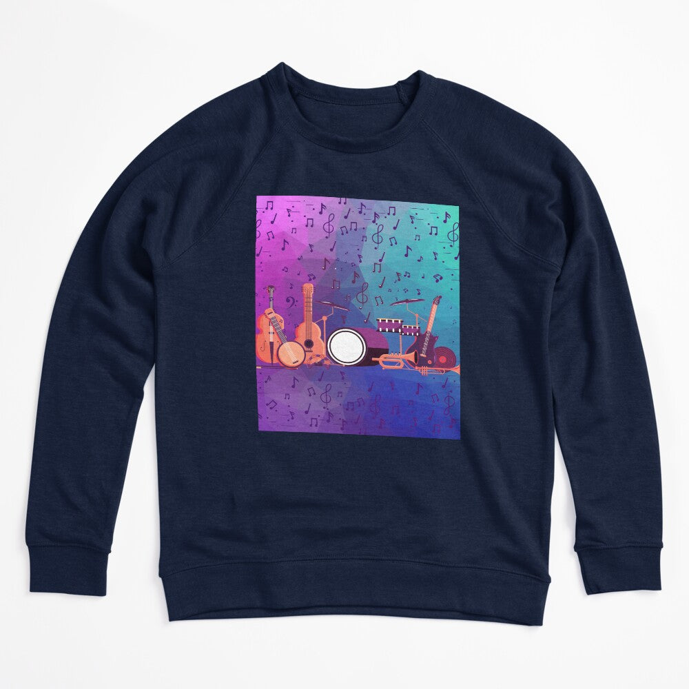 Music Everywhere On A Purple Bandstand Shirt