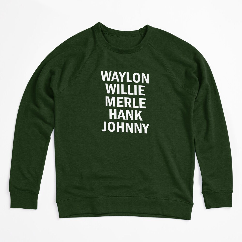 Waylon Willie Merle Hank Johnny Shirt