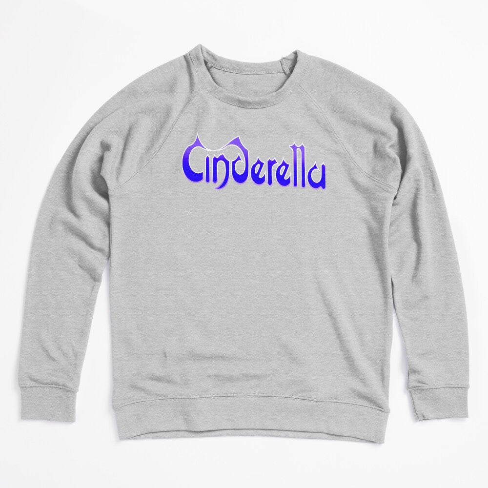 Elegant Purple Gradient Spiked Fantasy Typography Shirt