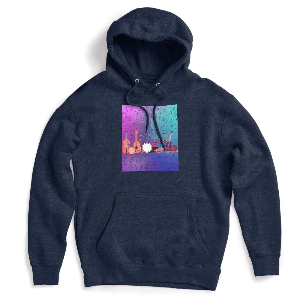 Music Everywhere On A Purple Bandstand Shirt