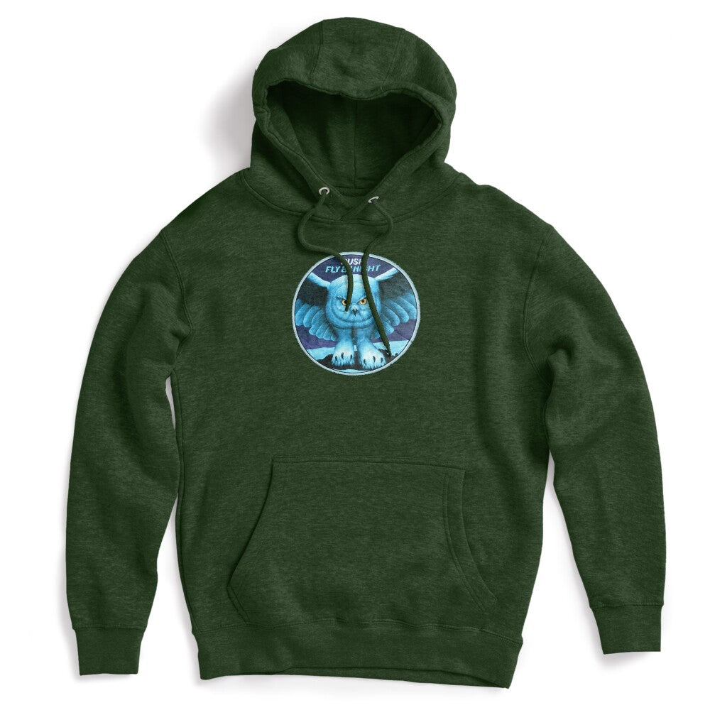 Rúsh Rock Band Blues Owl Shirt