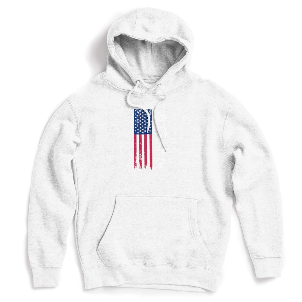 8647 Anti Trump Distressed Flag Resist Trump Design Shirt