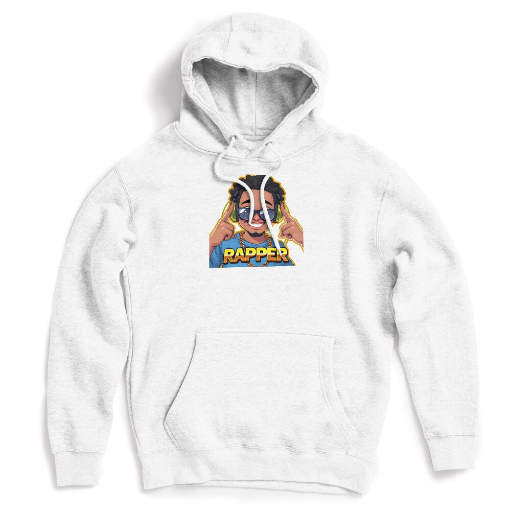 Cool Rapper Cartoon Logo Hip-Hop Digital Art Shirt