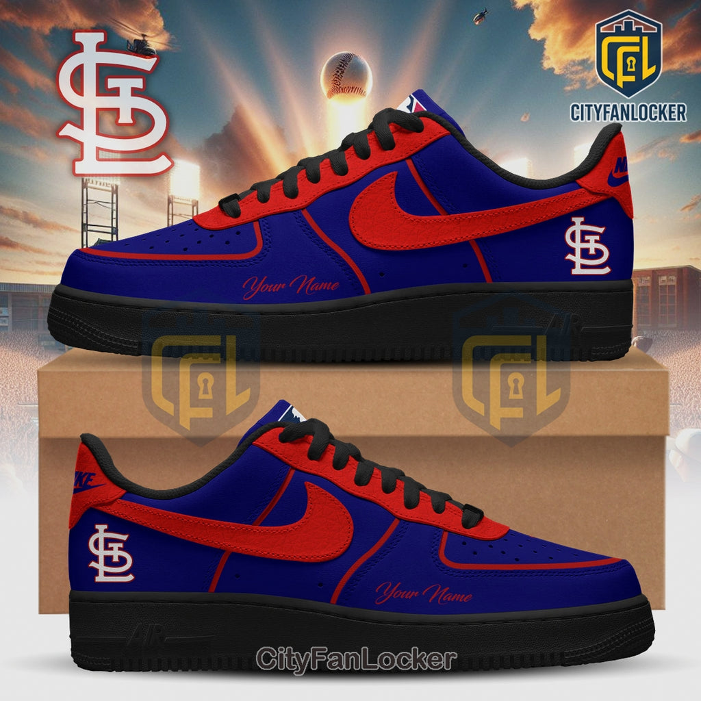 St. Louis Cardinals Personalized Air Force 1 Custom Sneakers