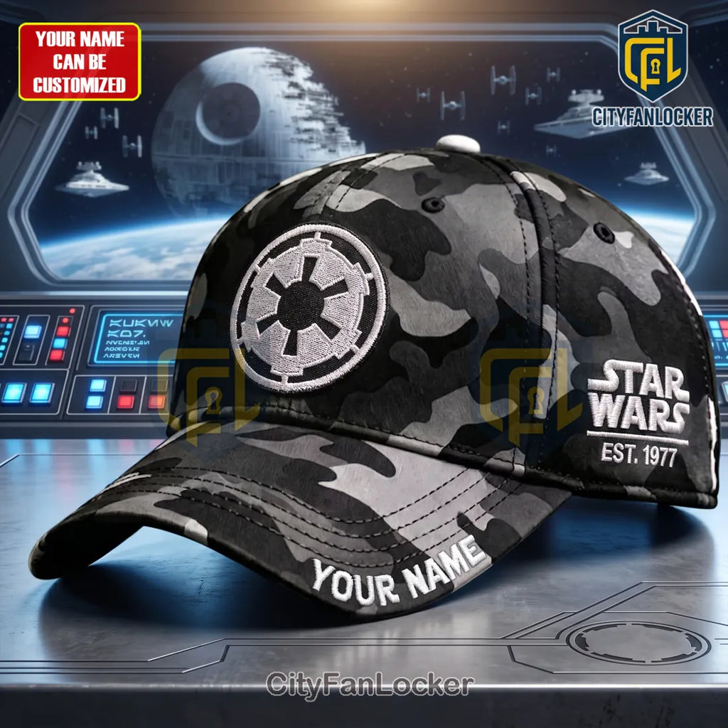 Star Wars Galactic Empire Camo Custom Name Baseball Cap
