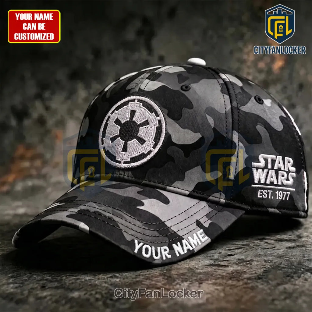 Star Wars Galactic Empire Camo Custom Name Baseball Cap