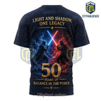 Star Wars May The Force Be With You 50th Anniversary T-Shirt