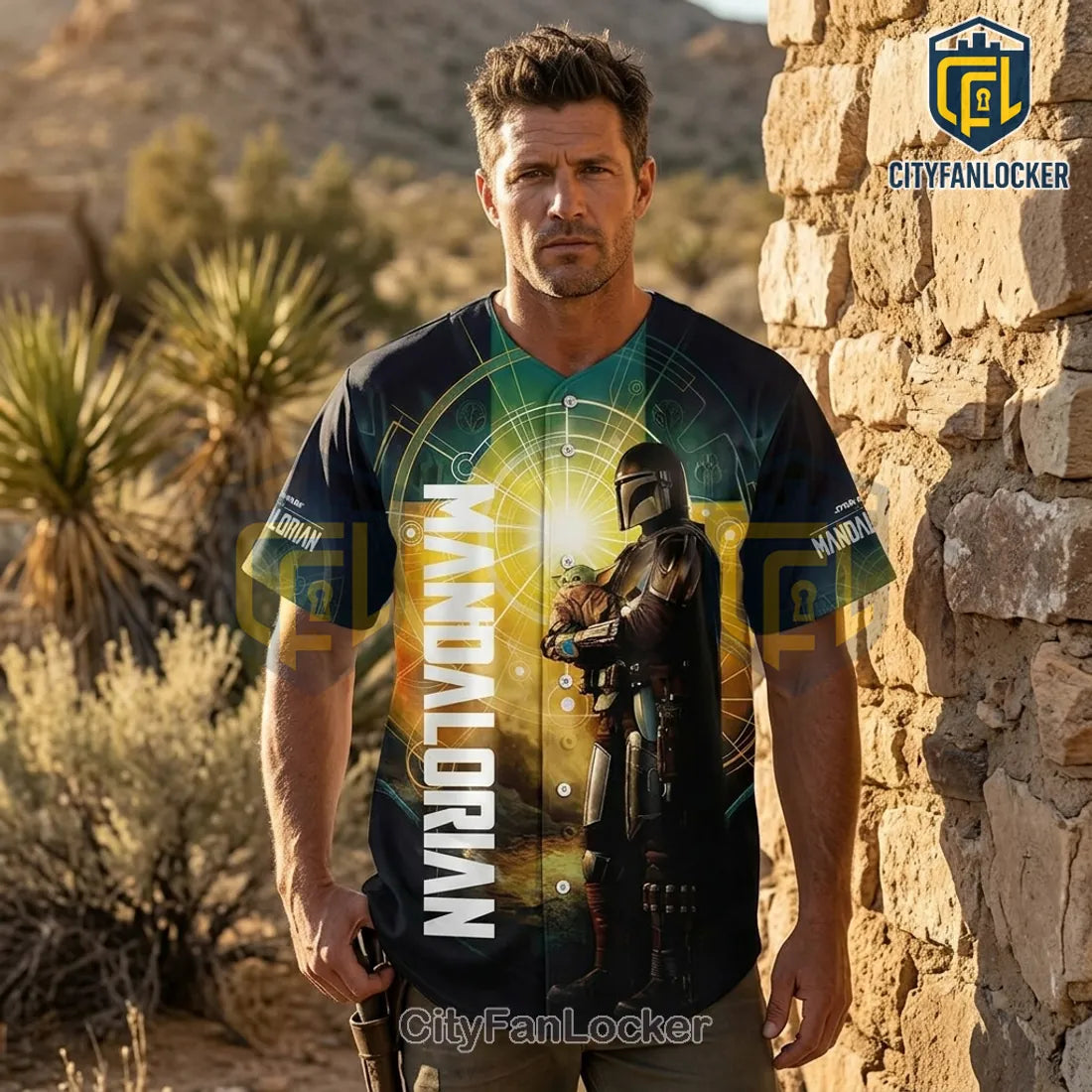 Star Wars The Mandalorian x Grogu Baseball Jersey