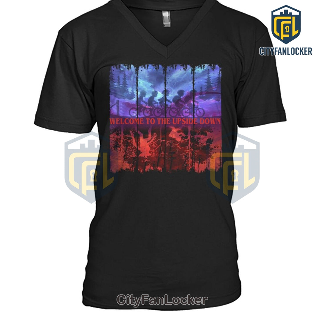 Stranger Things Upside Down Graphic T-Shirt