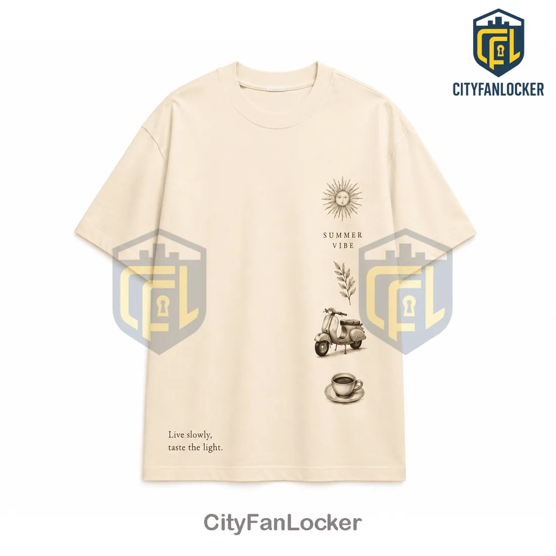 Summer Vibes Limited Edition Cream T-Shirt
