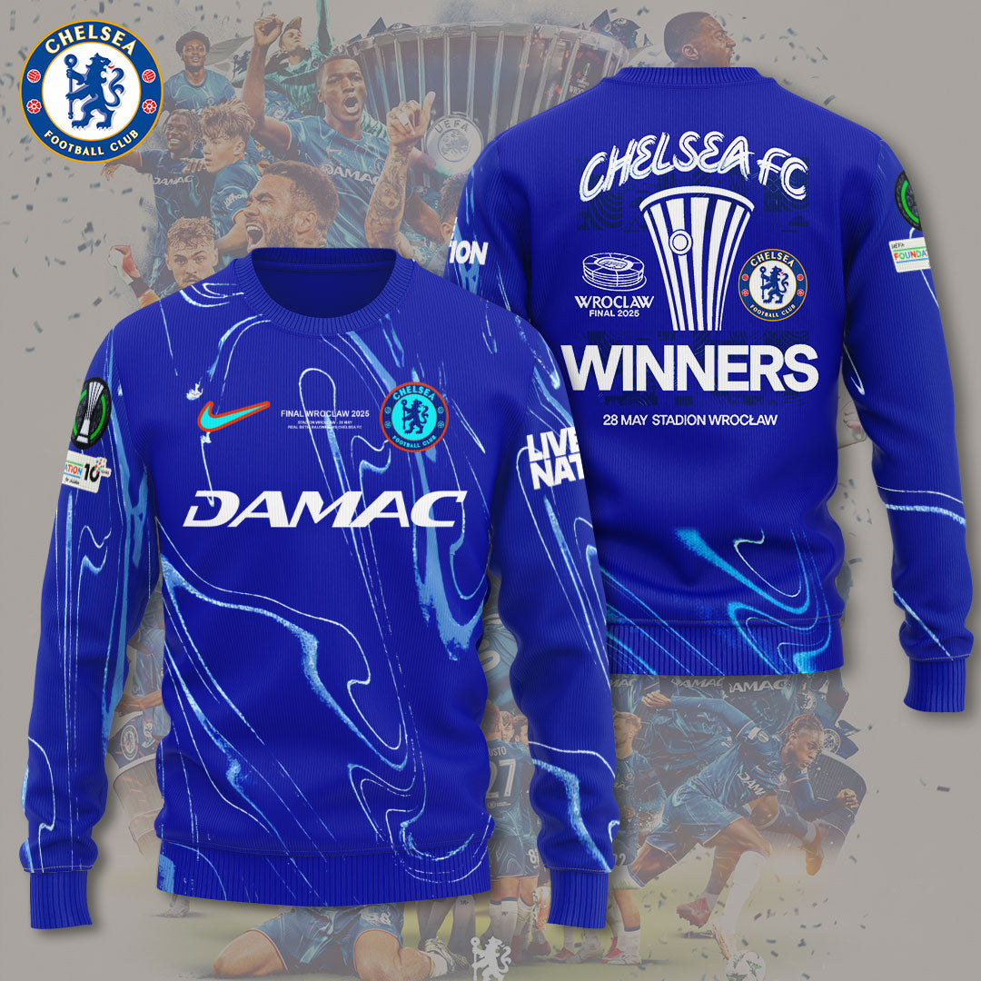 Chelsea FC 2025 Champions 3D Apparel – TANTN 13144