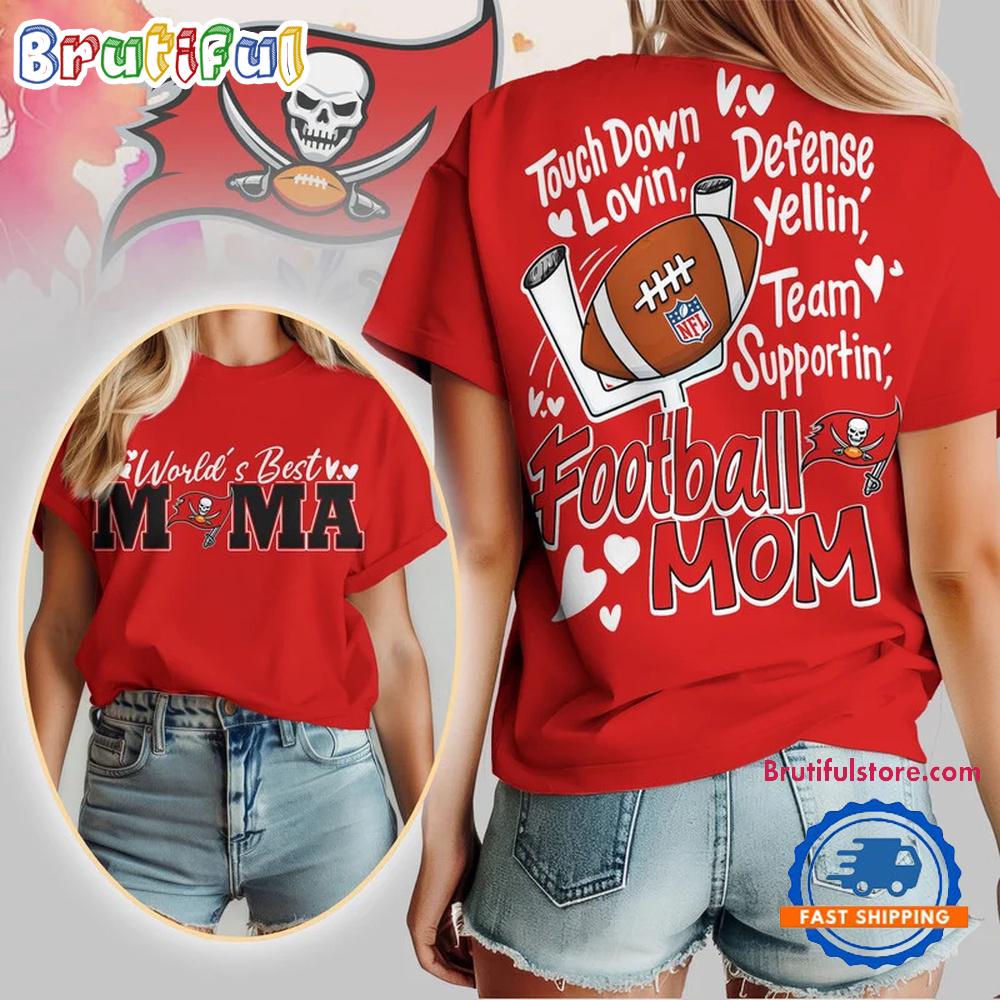 Tampa Bay Buccaneers 2026 NFL Mother Day Football Mama All Over Print T Shirt