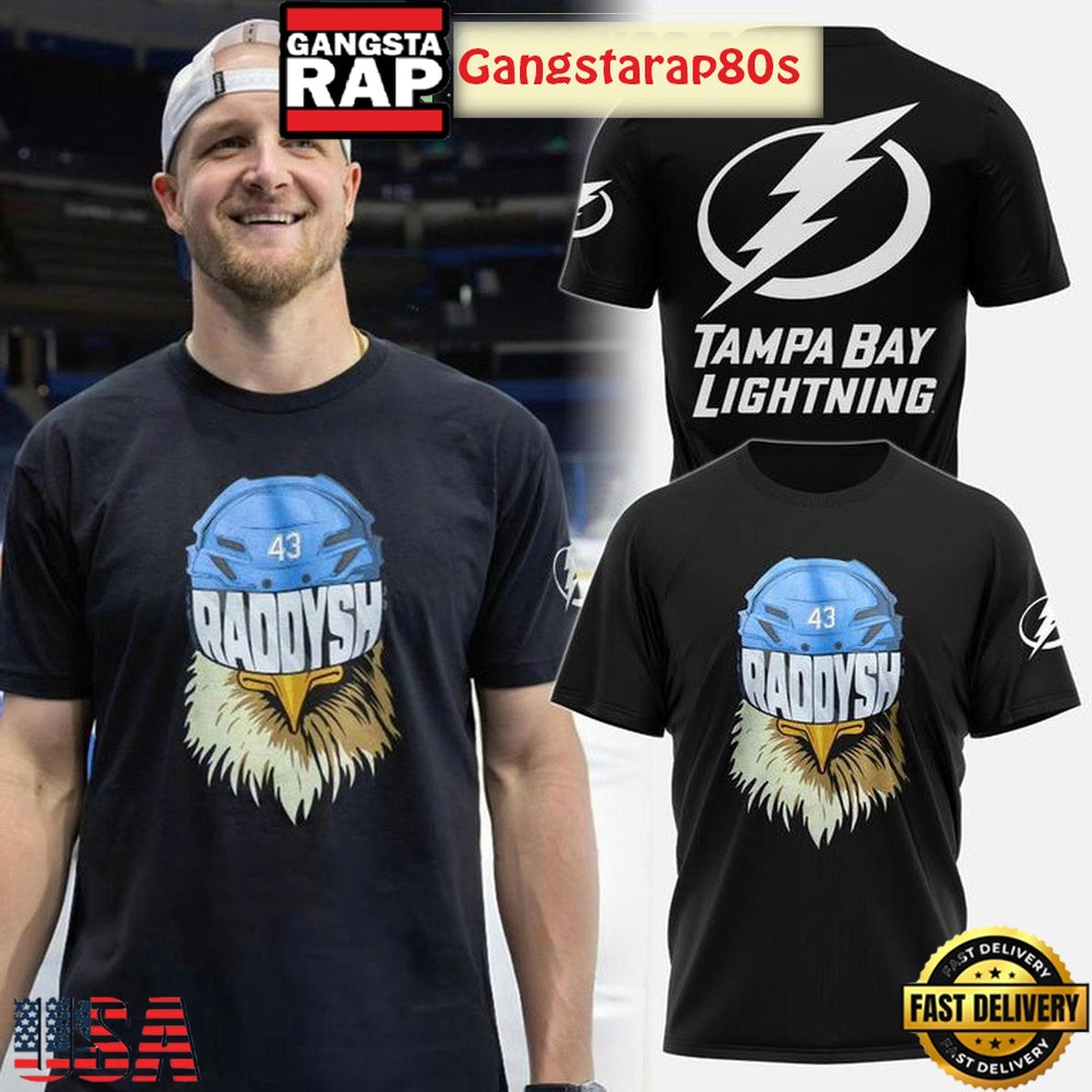 Tampa Bay Lightning 2026 New Bald Eagle 3D T-Shirt