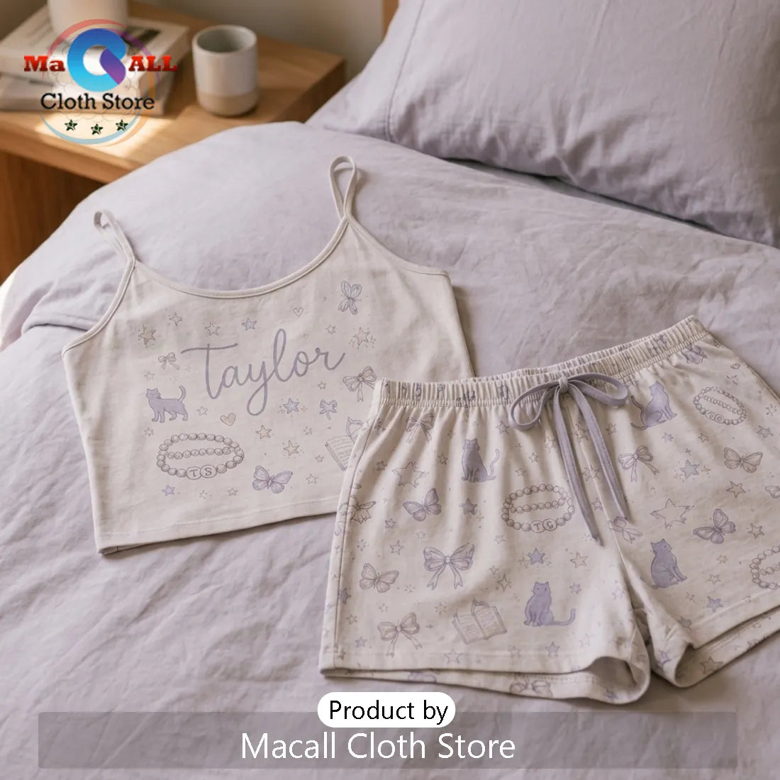 Taylor Swift Aesthetic Pastel Loungewear Set