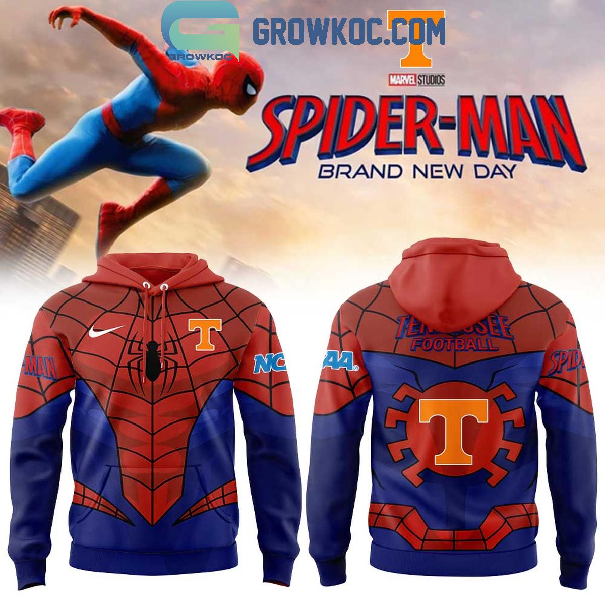 Tennessee Volunteers Spider Man 2026 Brand New Day Hoodie Shirt