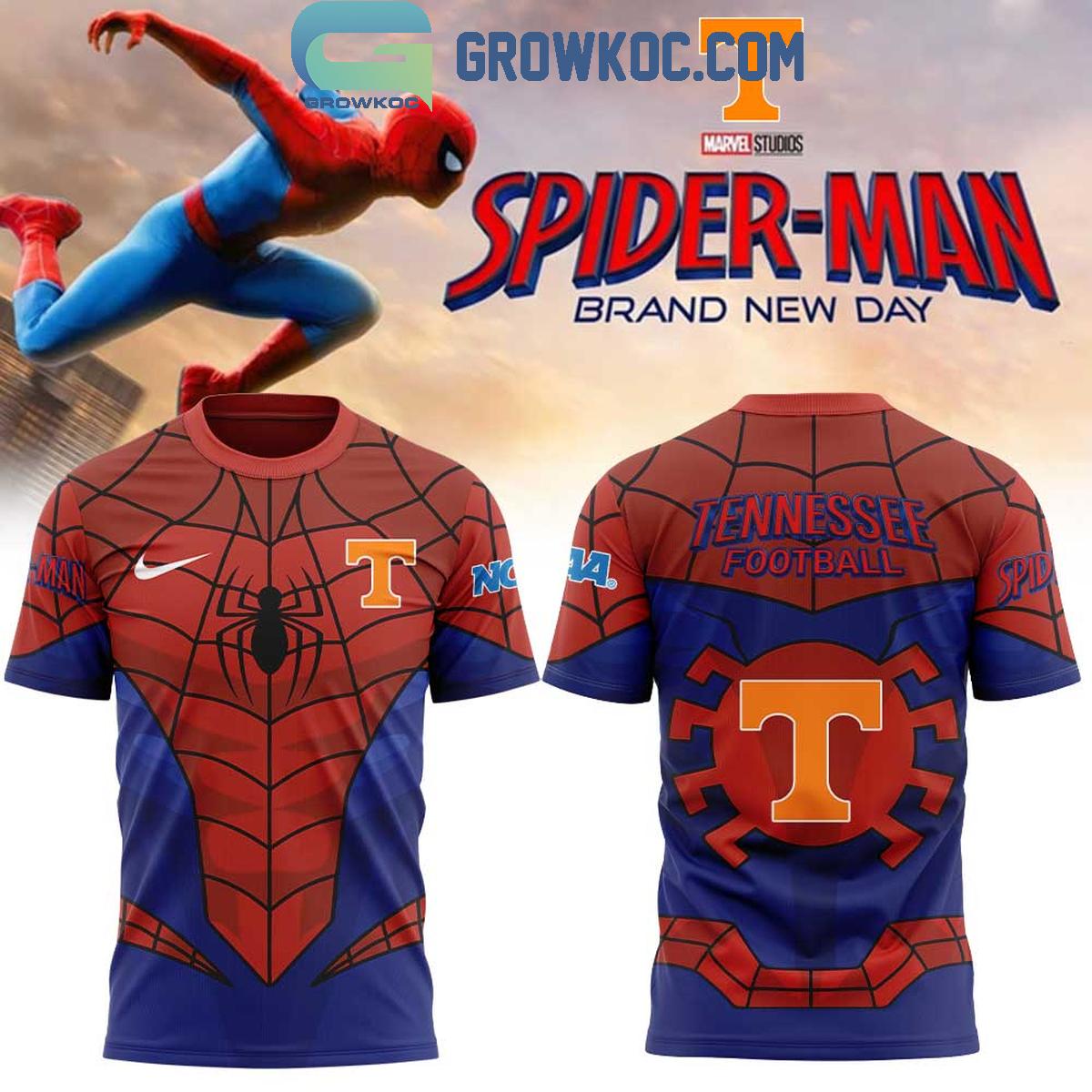 Tennessee Volunteers Spider Man 2026 Brand New Day Hoodie Shirt