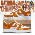 Texas Longhorns 2026 National Champions Custom Air Force 1 Sneakers