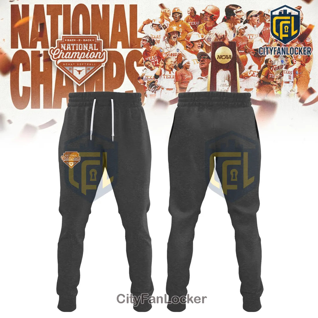 Texas Longhorns Back-to-Back Softball Champions 2026 Hoodie