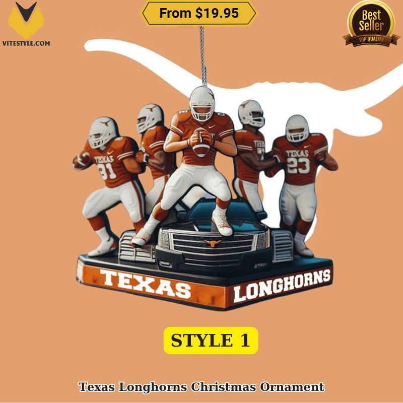 Texas Longhorns Christmas Ornament