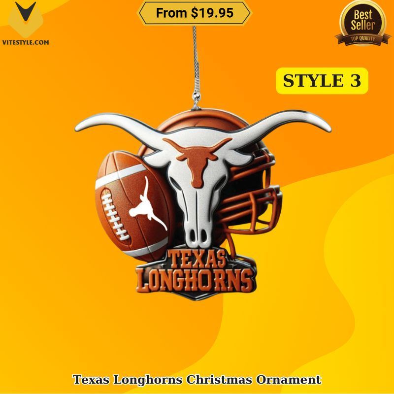 Texas Longhorns Christmas Ornament