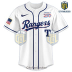 Texas Rangers 250th Anniversary Edition Baseball Jersey