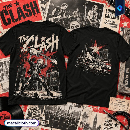 The Clash Smash Punk Rock Shirt