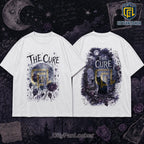 The Cure Melancholy In Bloom Illustrated White Cotton T-Shirt