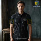 The Twilight Zone Sci-Fi Universe Black Polo Shirt