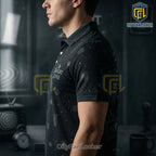 The Twilight Zone Sci-Fi Universe Black Polo Shirt