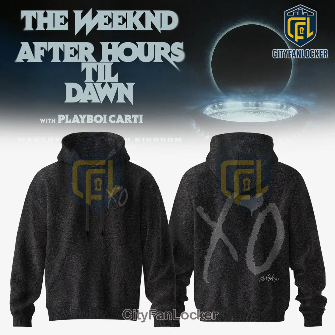 The Weeknd After Hours Til Dawn Tour XO Fan Pullover Hoodie