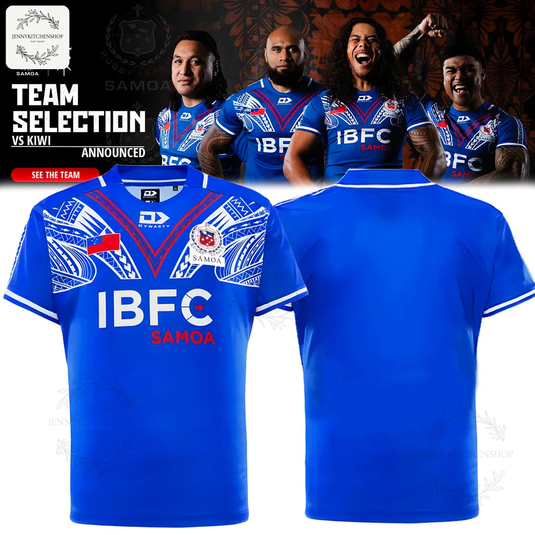 Toa Samoa Rugby League 2025 Jersey