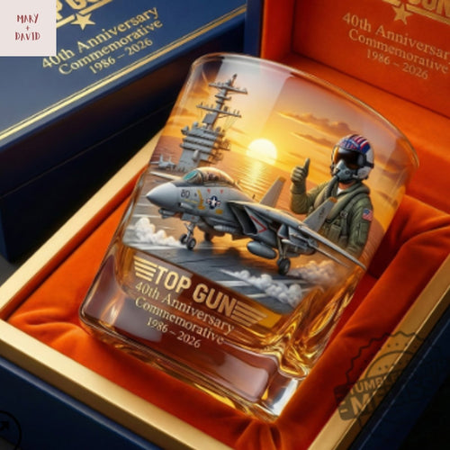 Top Gun 40Th Anniversary Commemorative Whiskey Glass