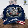 Top Gun 40th Anniversary Distressed American Flag Baseball Cap