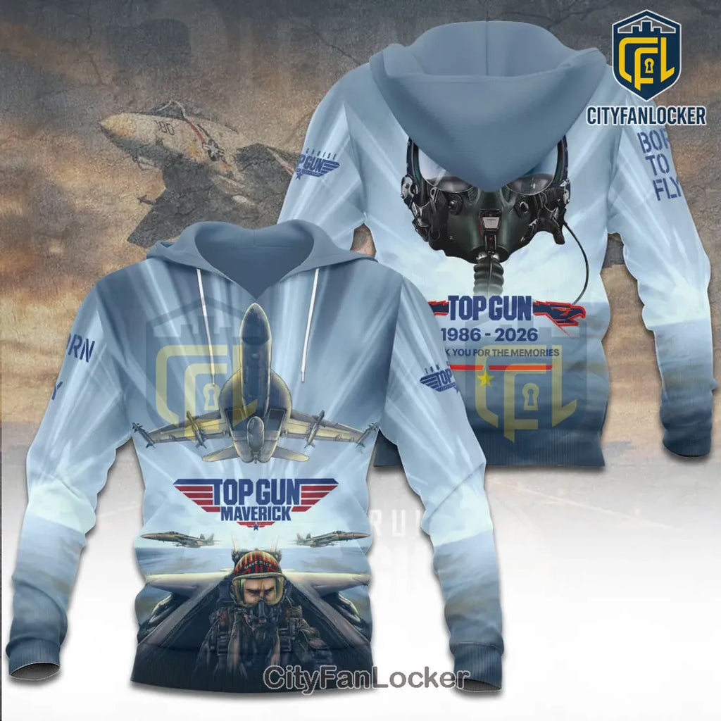 Top Gun 40th Anniversary Maverick 1986-2026 Hoodie