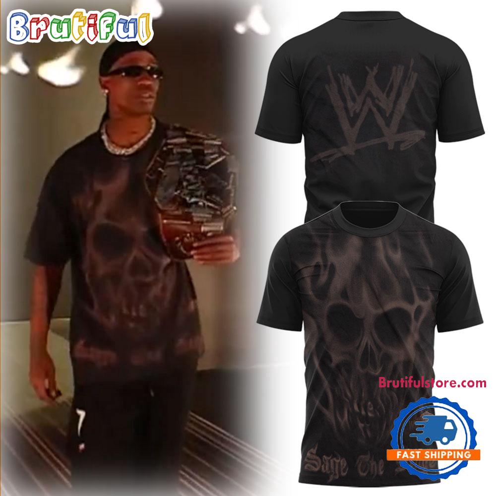 Travis Scott x W.W.E 2025 Shirt