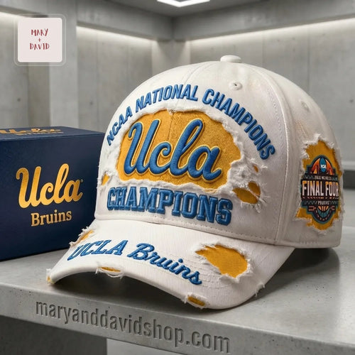 UCLA Bruins NCAA National Champions Distressed Cap