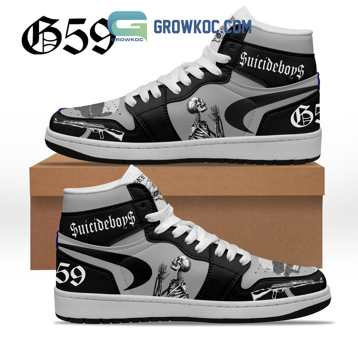 Suicideboys Loyal Fan Air Jordan 1 Shoes Sneaker