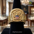 United States 250th Anniversary Commemorative Engraved Ring