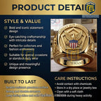United States 250th Anniversary Commemorative Engraved Ring
