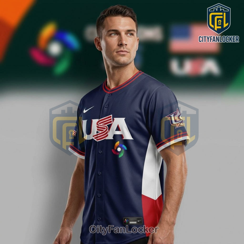 USA Baseball Champions 26 World Baseball Classic Inspired Jersey