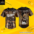 Usher vs Chris Brown R&B Tour Dodgers Baseball Jersey