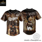 Usher vs Chris Brown R&B Tour Dodgers Baseball Jersey