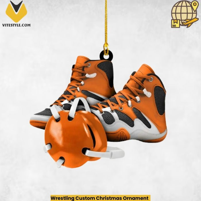 Wrestling Custom Christmas Ornament