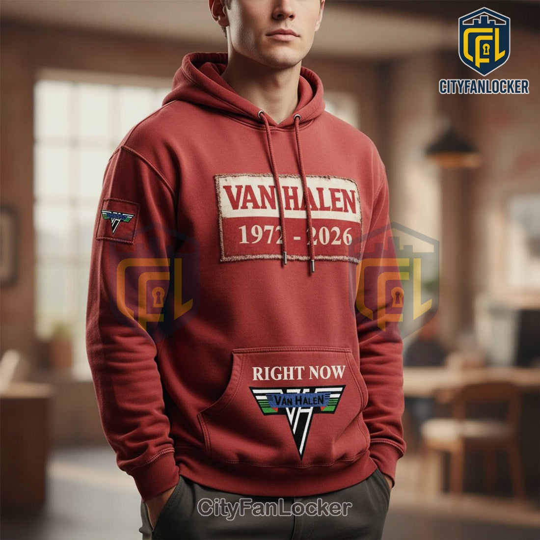 Van Halen 1972-2026 Commemorative Pullover Hoodie