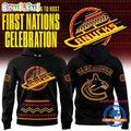 Vancouver Canucks First Nations Celebration Hoodie T-Shirt