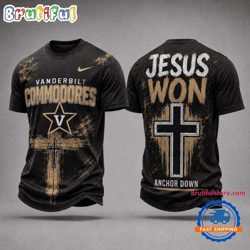 Vanderbilt Commodores NCAA Jesus Won New Design 3D Shirt