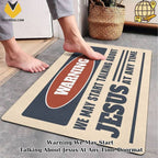 Warning We May Start Talking About Jesus At Any Time Doormat
