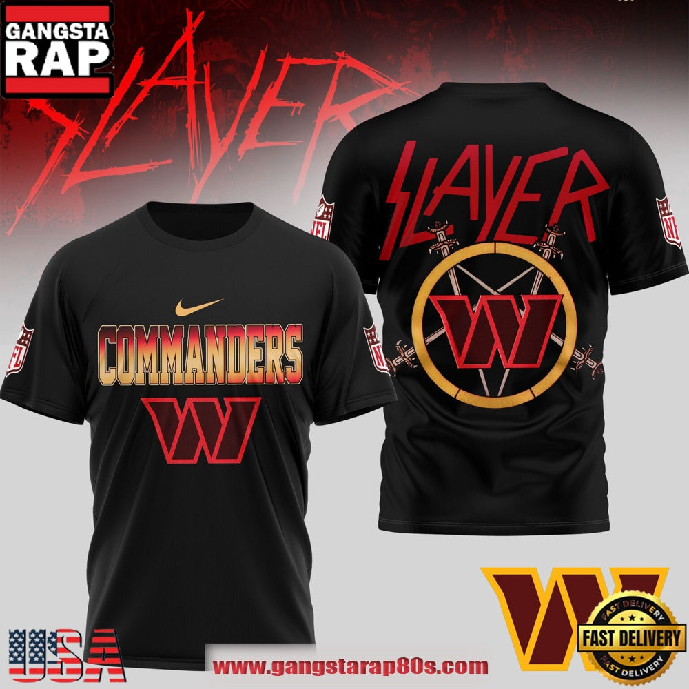 Washington Commanders NFL Slayer 3D Shirt